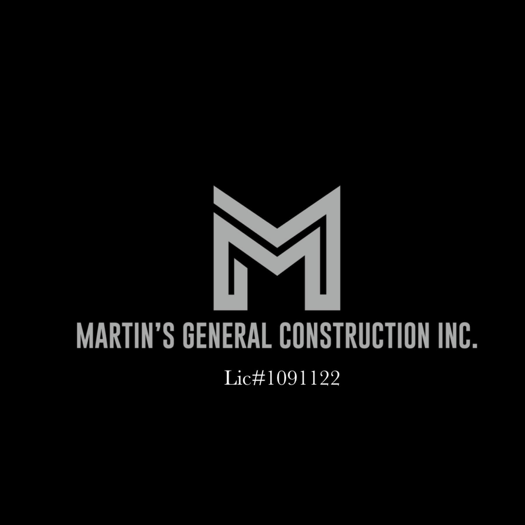 Martin's General Construction Inc.