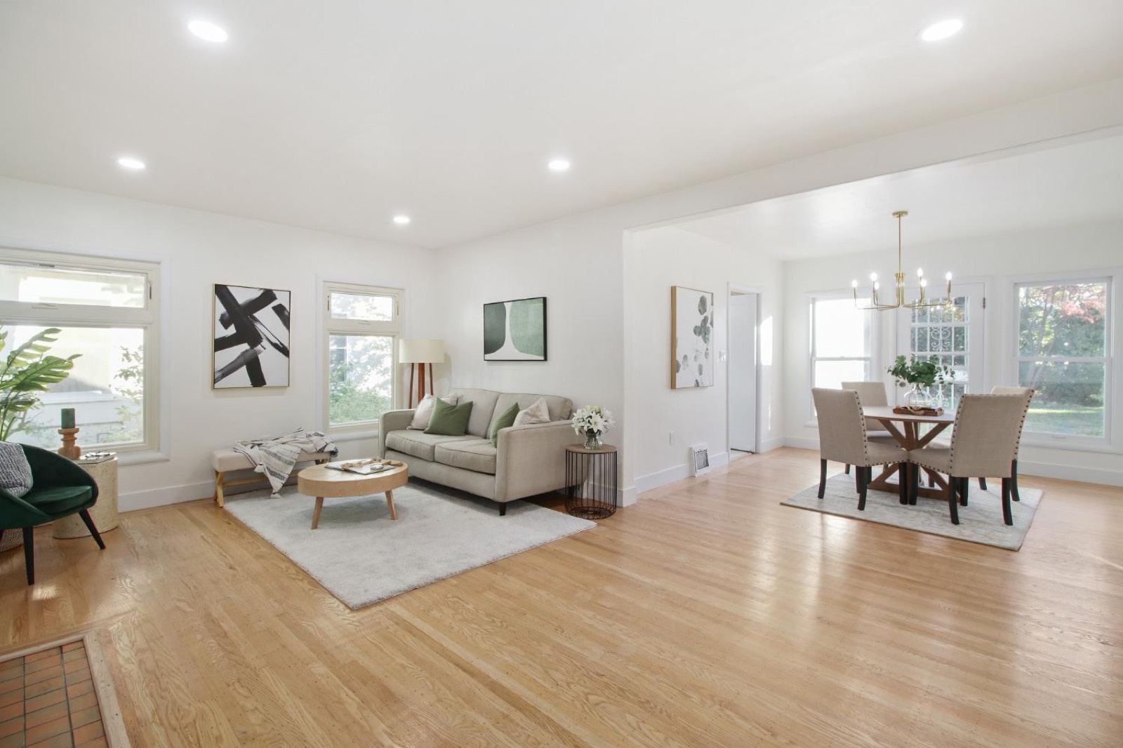 1866 Bidwell Way remodel — open living space